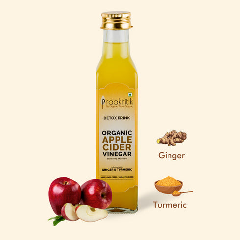 Praakritik Organic Apple Cider Vinegar Turmeric & Ginger